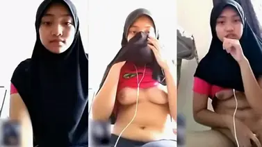 Bokep Jilbab Aisyah ABG Baju Merah VCS Ngentot Liar