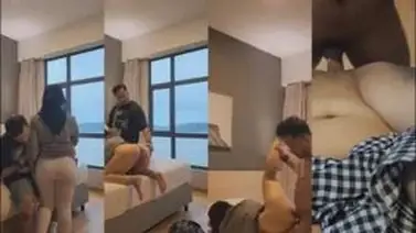 Ukhti Hijab Cantik Pasrah Goyang Hotel Crot