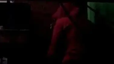 Ukhti Hijab Merah Cantik Di Bilik Warnet
